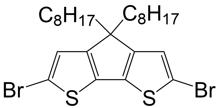 2,6-二溴-4,4-二辛基环戊并[2,1-B:3,4-B']二噻吩/478404-10-3